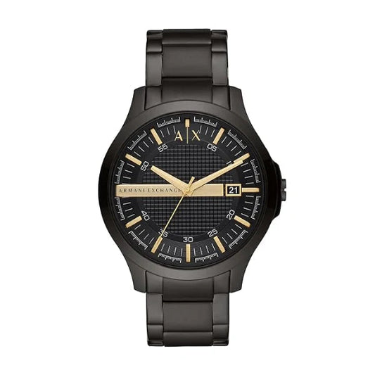 Armani Exchange Hampton AX2413 Men's Chronograph – Black Dial with Black Stainless Steel Strap
