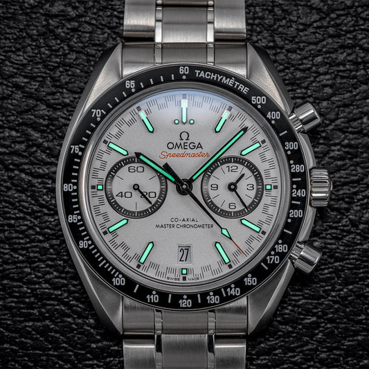 OMEGA Speedmaster Racing Chronograph 44.25mm - White on Bracelet