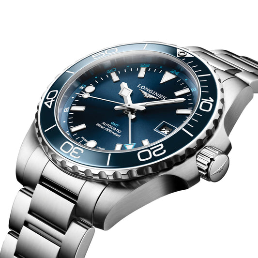 longines HydroConquest GMT 41mm - Blue on Bracelet