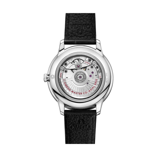 OMEGA De Ville Prestige 40mm - Silver on Leather Strap