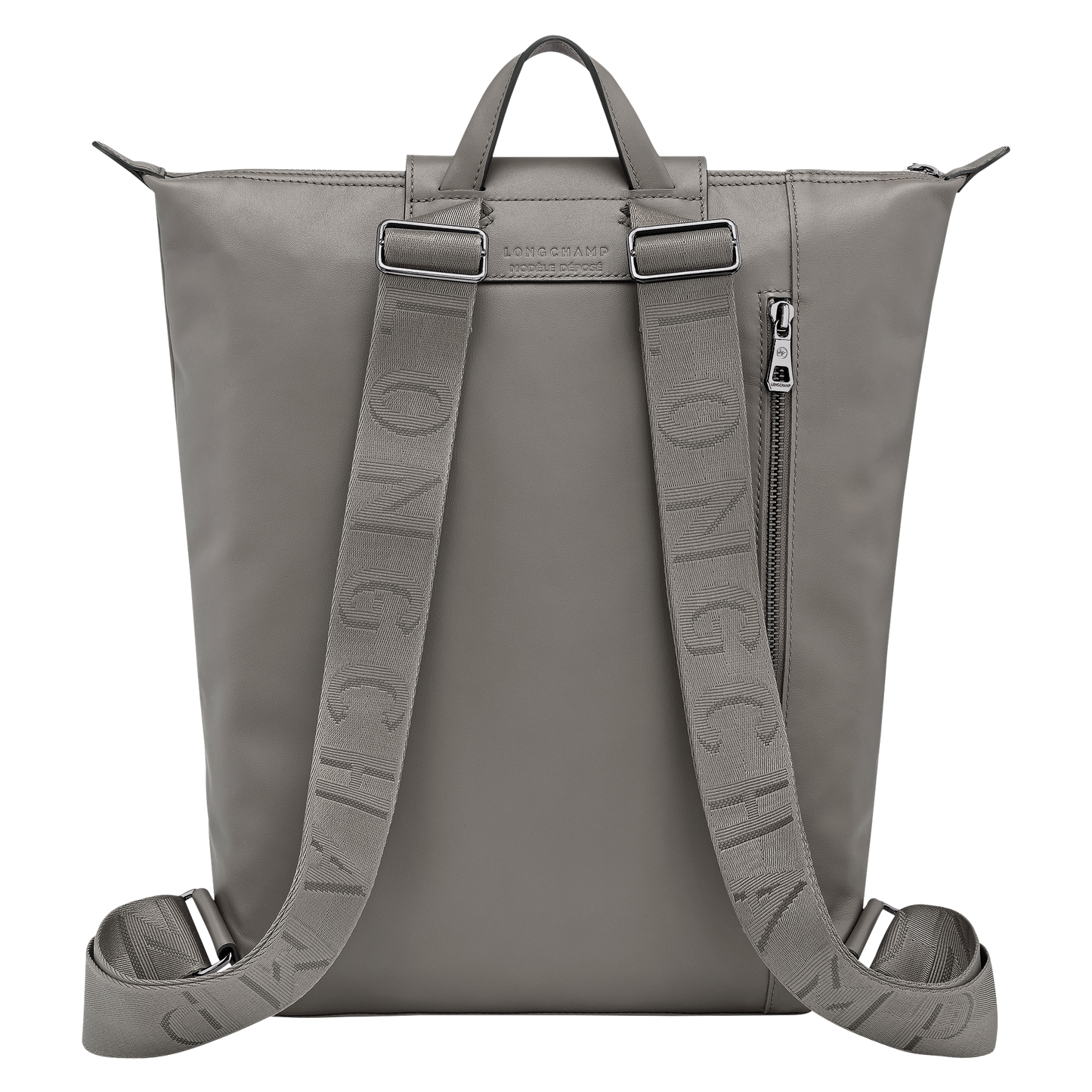 Longchamp Le Pliage Xtra Leather Backpack - Medium - Turtledove