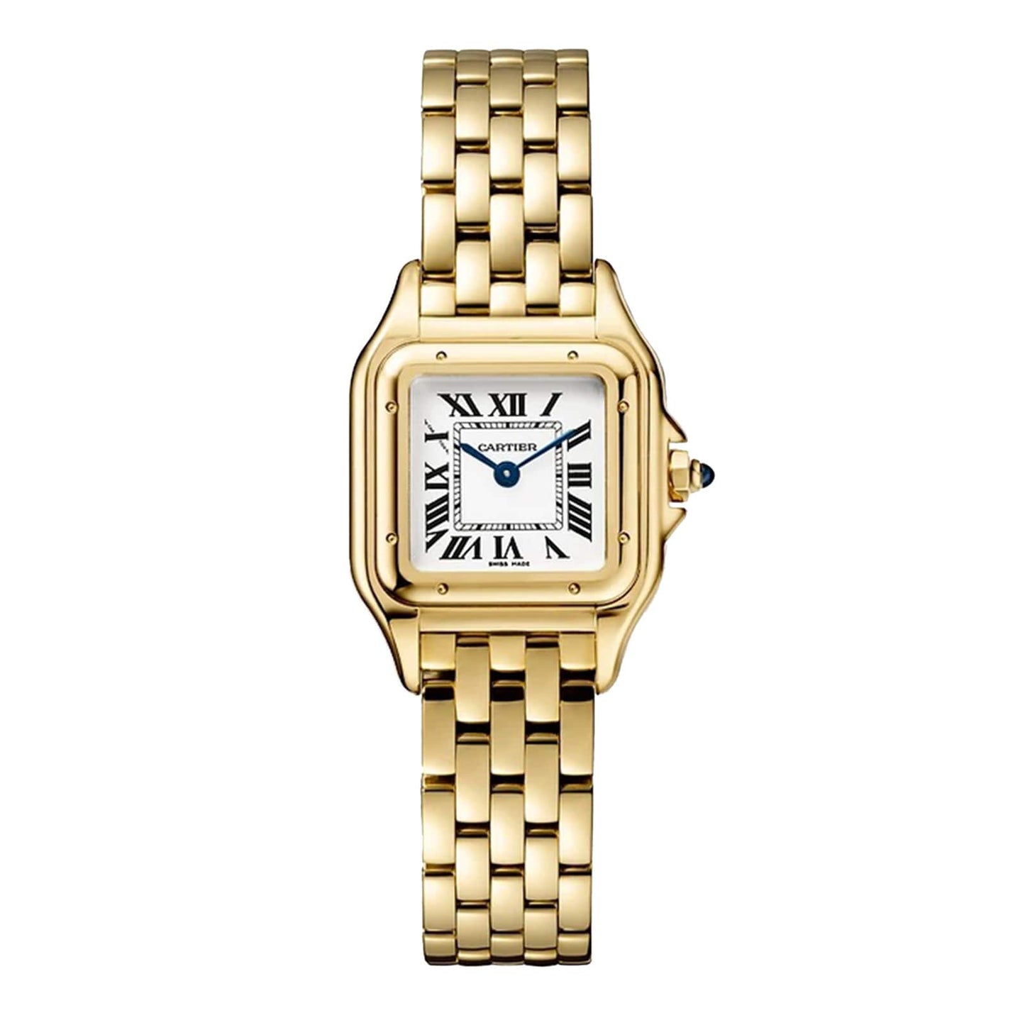 Panthère de Cartier Small Model | 23mm, 18K Yellow Gold, Silver Dial