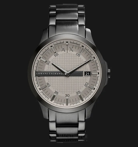 Armani Exchange Hampton AX2194 Men's Chronograph – Grey Dial with Matching Grey Stainless Steel Strap