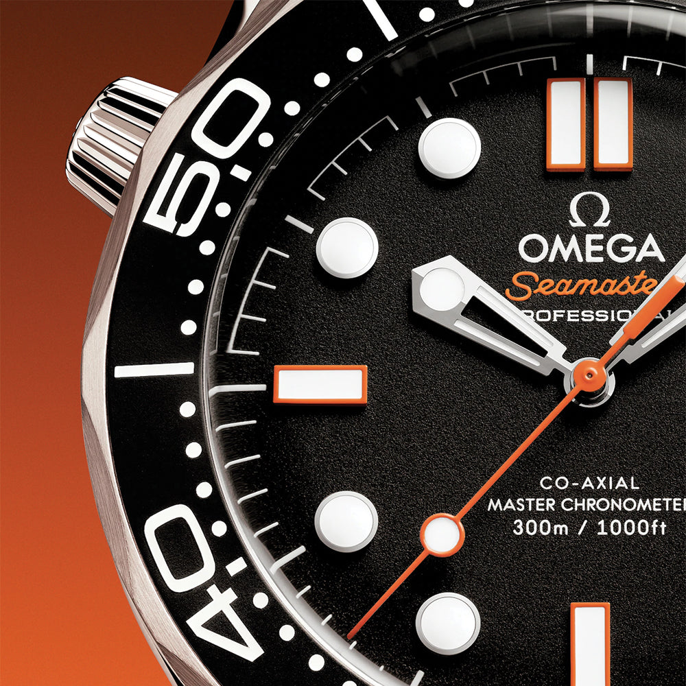 OMEGA Seamaster Diver 300M 42mm - Black on Rubber Strap