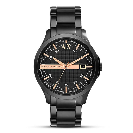 Armani Exchange Hampton AX2150 Men's Chronograph – Black Dial with Black Stainless Steel Bracelet