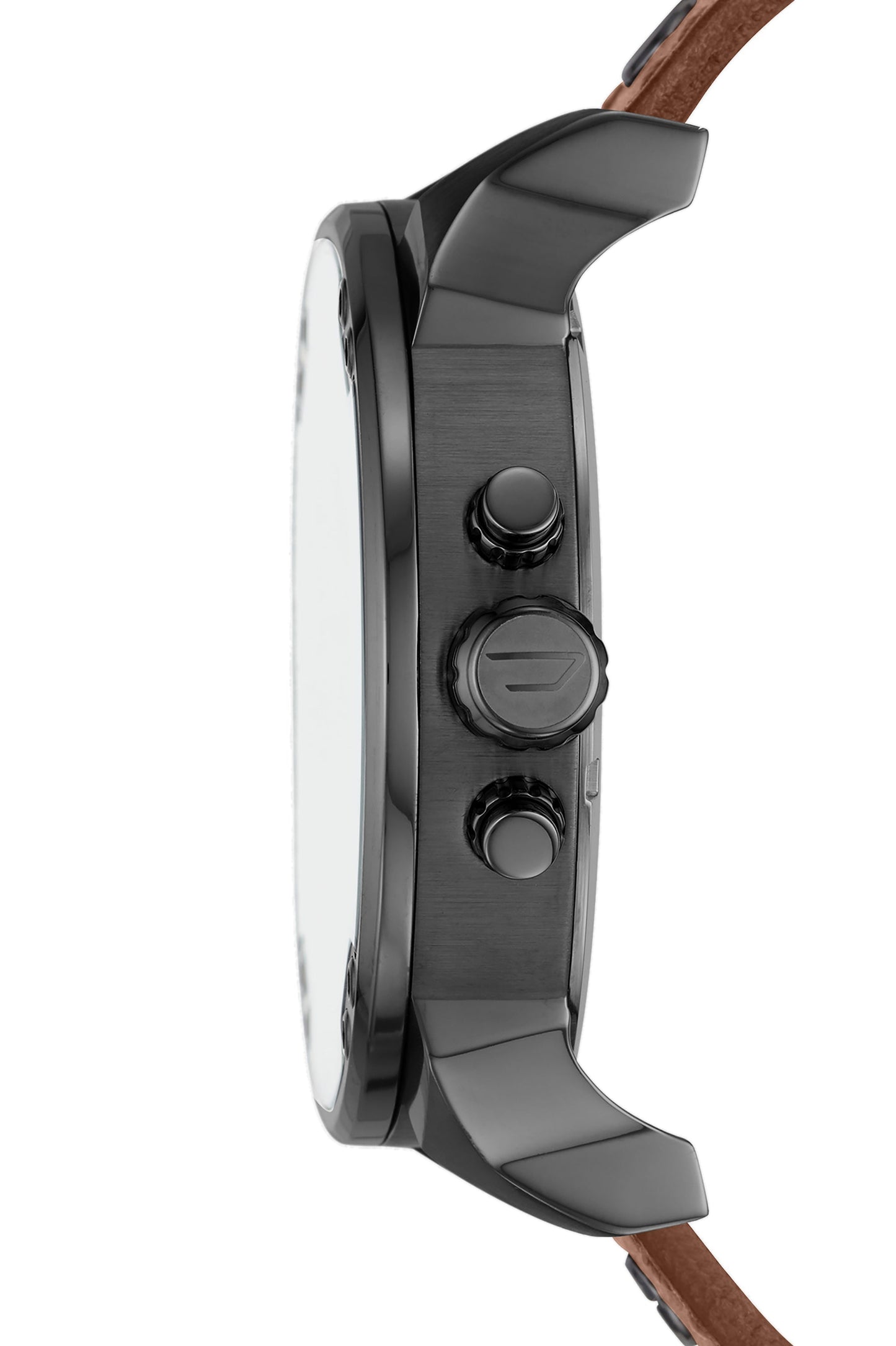 Diesel DZ7413 Mr. Daddy Chronograph Men's Watch – Grey Dial & Brown Leather Strap