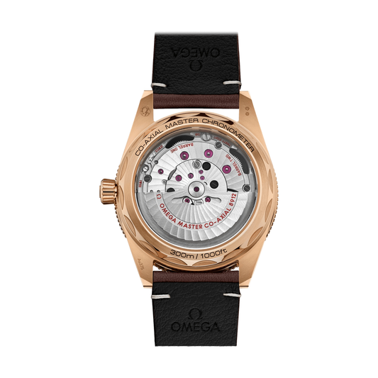 OMEGA Seamaster 300 Bronze Gold 41mm - Brown on Leather Strap